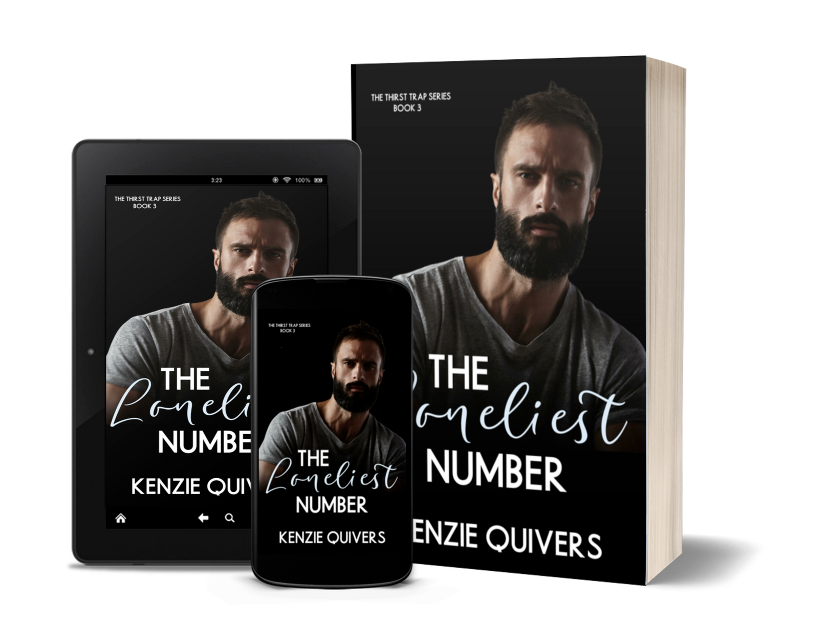 The Loneliest Number by Kenzie Quivers eBook and paperback Cover